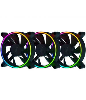 Razer | Kunai Chroma RGB 120mm LED | PWM Performance Fan - 3 Pack | Hydraulic​