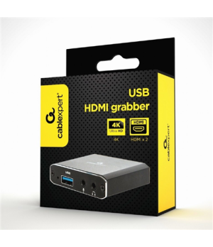 Gembird | USB HDMI grabber, 4K, pass-through HDMI | UHG-4K2-01