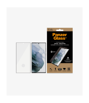 PanzerGlass | Samsung | Galaxy S22 Ultra | Tempered glass | Black | Case friendly. Compatible with ultrasonic fingerprint sensor