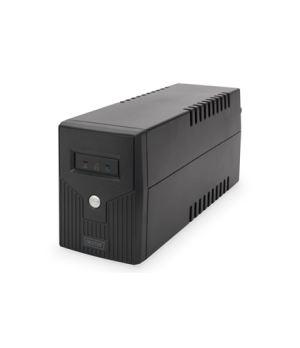 Digitus | Line-Interactive UPS | Line-Interactive UPS DN-170063, 600VA, 360W, 1x 12V/7Ah battery, 2x CEE 7/7 outlet, 2x RJ-11, 1