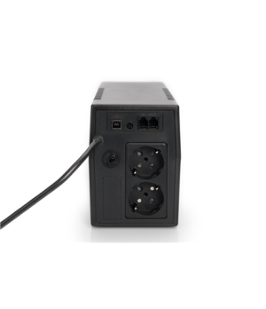 Digitus | Line-Interactive UPS | Line-Interactive UPS DN-170063, 600VA, 360W, 1x 12V/7Ah battery, 2x CEE 7/7 outlet, 2x RJ-11, 1