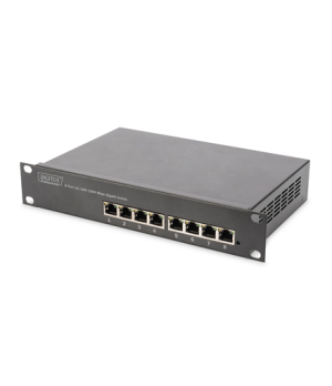 Digitus | 8-port Gigabit Ethernet Switch | DN-80114 | Unmanaged | Rackmountable | Power supply type Internal