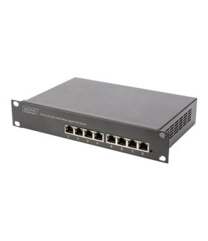 Digitus | 8-port Gigabit Ethernet PoE switch | DN-95317 | Unmanaged | Rackmountable | Power supply type Internal