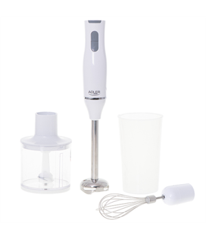 Adler | Hand blender set | AD 4620 | Hand Blender | 800 W | Number of speeds 2 | Chopper | White