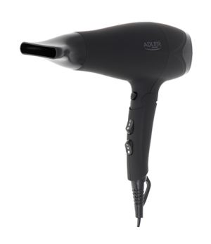 Adler | Hair dryer | AD 2267 | 2100 W | Number of temperature settings 3 | Diffuser nozzle | Black