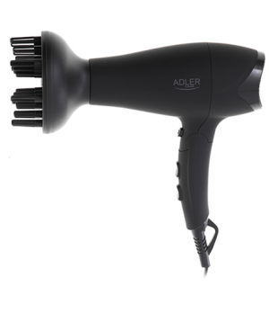 Adler | Hair dryer | AD 2267 | 2100 W | Number of temperature settings 3 | Diffuser nozzle | Black