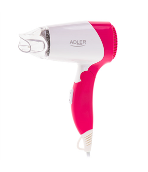 Adler | Hair Dryer | AD 2259 | 1200 W | Number of temperature settings 2 | White/Pink