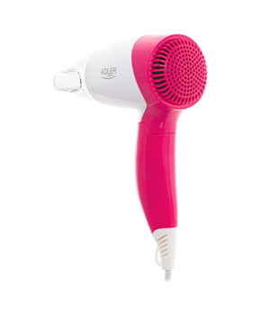 Adler | Hair Dryer | AD 2259 | 1200 W | Number of temperature settings 2 | White/Pink