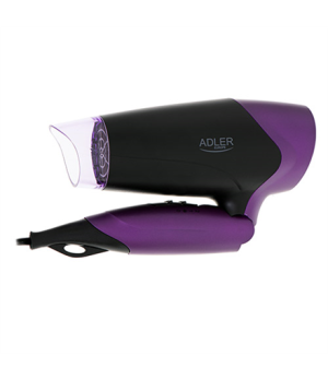 Adler | Hair Dryer | AD 2260 | 1600 W | Number of temperature settings 2 | Black/Purple