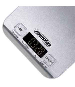 Mesko | Kitchen scale | MS 3169 white | Maximum weight (capacity) 5 kg | Graduation 1 g | Inox/White