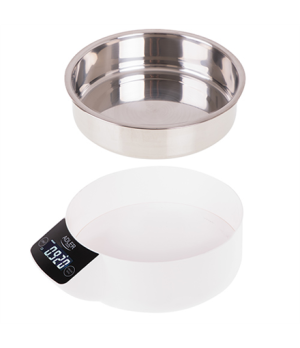 Adler | Kitchen scale with a bowl | AD 3166 | Maximum weight (capacity) 5 kg | Graduation 1 g | Display type LCD | White