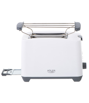 Adler | Toaster | AD 3216 | Power 750 W | Number of slots 2 | Housing material Plastic | White