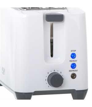 Adler | Toaster | AD 3216 | Power 750 W | Number of slots 2 | Housing material Plastic | White