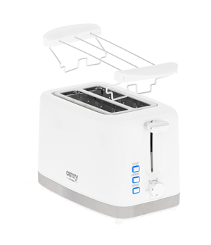 Camry | Toaster | CR 3219 | Power 750 W | Number of slots 2 | Housing material Plastic | White