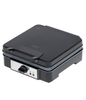 Adler | Waffle Maker | AD 3049 | 1200 W | Number of pastry 4 | Belgium | Black