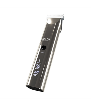 Adler | Hair Clipper | AD 2834 | Cordless or corded | Number of length steps 4 | Silver/Black