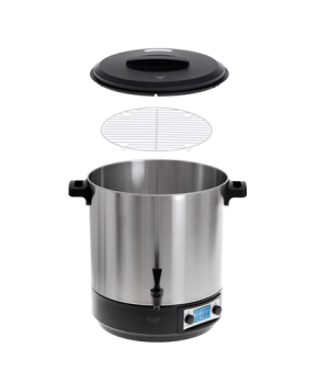 Adler | Electric pot/Cooker | AD 4496 | 2600 W | 28 L | Stainless steel/Black