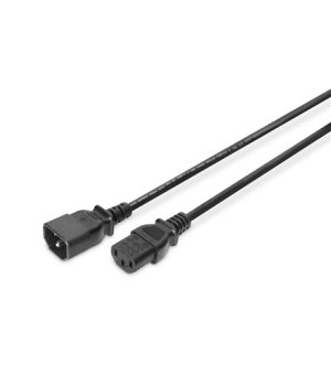 Digitus | Power Cord extension cable  C13 - C14, | AK-440201-018-S | Black