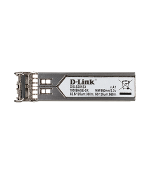 D-Link | Multi-mode Transceiver | DIS-S301SX | Duplex LC Connector | Mbit/s | Wavelength 850 nm | Maximum transfer distance 550 