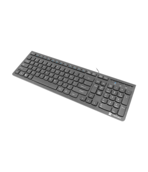 Natec | Keyboard | Discus 2 Slim | Standard | Wired | US | Black | USB 2.0 | 424 g | Numeric keypad