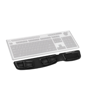 Fellowes Health-V Fabrik Keyboard Palm Support | Keyboard Palm | Black