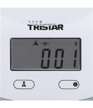 Tristar KW-2445 Kitchen scale, White | Tristar | Kitchen scales | KW-2445 | Maximum weight (capacity) 5 kg | Graduation 1 g | Di