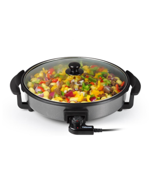 Tristar | Multifunctional grill pan | PZ-2964 | Diameter 40 cm | Grill | 1500 W | Lid included | Fixed handle | Black