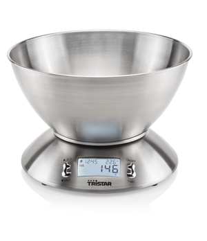 Tristar | Kitchen scale | KW-2436 | Maximum weight (capacity) 5 kg | Graduation 1 g | Display type LCD | Metal steel