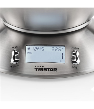 Tristar | Kitchen scale | KW-2436 | Maximum weight (capacity) 5 kg | Graduation 1 g | Display type LCD | Metal steel