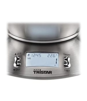 Tristar | Kitchen scale | KW-2436 | Maximum weight (capacity) 5 kg | Graduation 1 g | Display type LCD | Metal steel