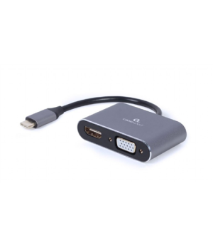 Cablexpert | USB Type-C to HDMI and VGA display adapter | A-USB3C-HDMIVGA-01 | USB Type-C