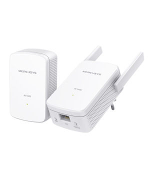 Mercusys | AV1000 Gigabit Powerline Wi-Fi Kit | MP510 KIT | 1000 Mbit/s | Ethernet LAN (RJ-45) ports 1 | 802.11n