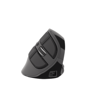 Natec | Vertical Mouse | Euphonie | Wireless | Bluetooth/USB Nano Receiver | Black