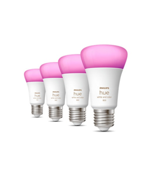 Hue WCA 6.5W A60 E27, 4pcs pack | E27 | 6.5 W | RGBW 2000-6500K | Bluetooth and Zigbee