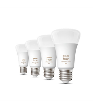 Hue WCA 6.5W A60 E27, 4pcs pack | E27 | 6.5 W | RGBW 2000-6500K | Bluetooth and Zigbee