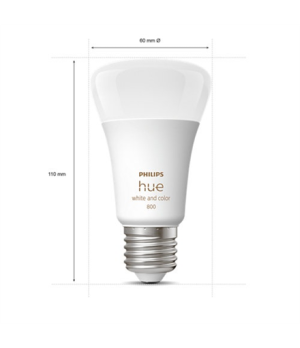 Hue WCA 6.5W A60 E27, 4pcs pack | E27 | 6.5 W | RGBW 2000-6500K | Bluetooth and Zigbee