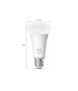 Hue WCA 13.5W A67 E27 | E27 | 13.5 W | RGBW 2000-6500K | Bluetooth and Zigbee