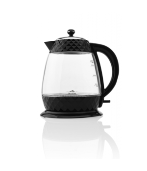 ETA | Crystal Kettle | ETA315490000 | Electric | 2200 W | 1.7 L | Glass | 360° rotational base | Glass/Black