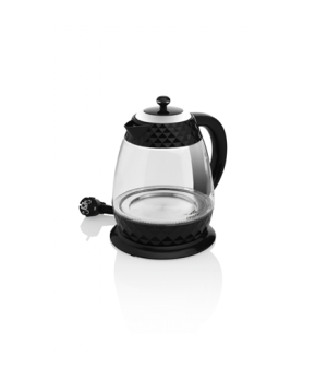 ETA | Crystal Kettle | ETA315490000 | Electric | 2200 W | 1.7 L | Glass | 360° rotational base | Glass/Black