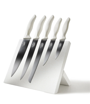 Stoneline | Knife Block | Natural Line 21197 | Folding stand | 5 pc(s) | Dishwasher proof | 9/12.5/20.1/20.2 cm