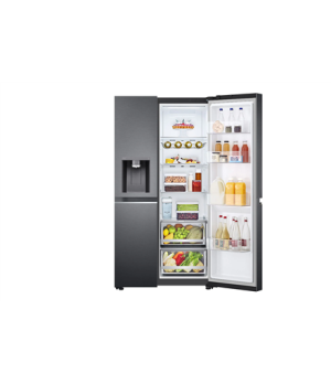 LG | Refrigerator | GSLV71MCLE | Energy efficiency class E | Free standing | Side by side | Height 179 cm | No Frost system | Fr