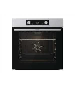 Gorenje | BO6735E02X | Oven | 77 L | Multifunctional | EcoClean | Mechanical control | Height 59.5 cm | Width 59.5 cm | Stainles