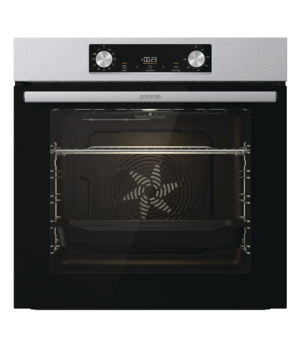 Gorenje | BO6735E02X | Oven | 77 L | Multifunctional | EcoClean | Mechanical control | Height 59.5 cm | Width 59.5 cm | Stainles