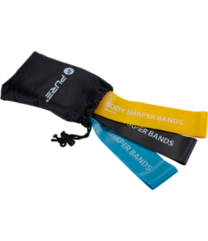 Pure2Improve | Body Shaper Bands, Set of 3 | Black, Blue and Yellow