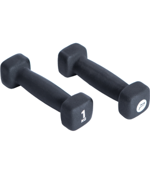 Pure2Improve | Dumbbells | 2.009 kg | Black | 2 pcs | 1 kg