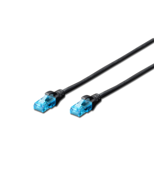 Patch Cord | DK-1512-005/BL | 2x RJ45 (8P8C) connectors. Structure: 4 x 2 AWG 26/7, twisted pair. Boots with kink protection, st