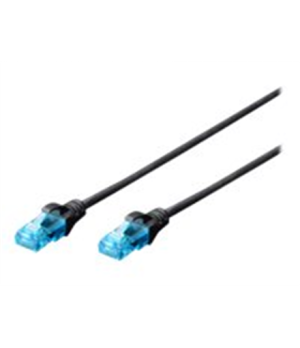 Patch Cord | DK-1512-005/BL | 2x RJ45 (8P8C) connectors. Structure: 4 x 2 AWG 26/7, twisted pair. Boots with kink protection, st