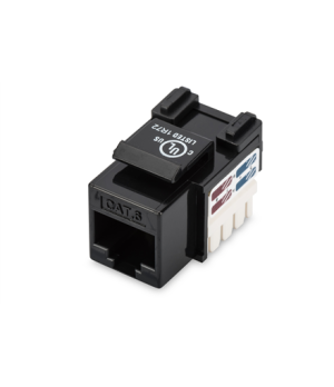 Digitus | Class E CAT 6 Keystone Jack | DN-93601 | Unshielded RJ45 to LSA | Cable installation via LSA strips, color coded accor