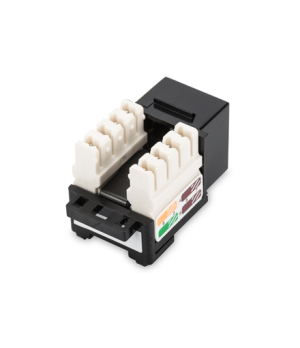 Digitus | Class D CAT 5e Keystone Jack | DN-93501 | Unshielded RJ45 to LSA | Cable installation via LSA strips, color coded acco