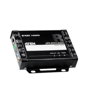 Aten | HDMI HDBaseT Receiver with Audio De-Embedding | VE2812R | 1xDC Jack (Power), 1xRJ-45 Female (Unit To Unit)